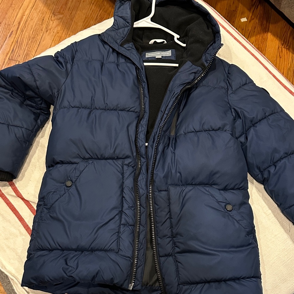 Michael Kors Midnight Blue Quilted Jacket